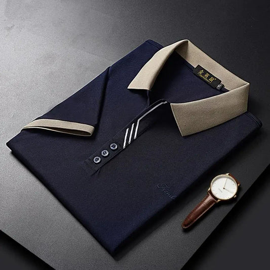 Premium Two-Tone Collar Polo
