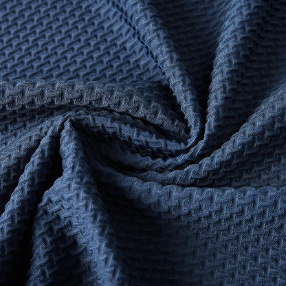 SuperbsTees Premium Zip Collar Knit Polo T-Shirt for Men – Textured Design