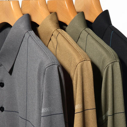 SuperbsTees Premium Long Sleeve Polo T-Shirt for Men – Classic Modern Fit